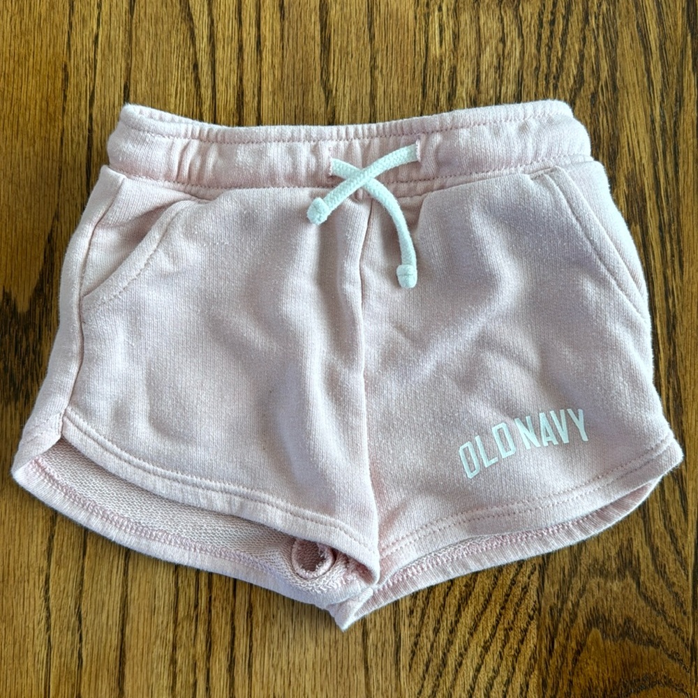 12-18 months pink Old navy French terry shorts